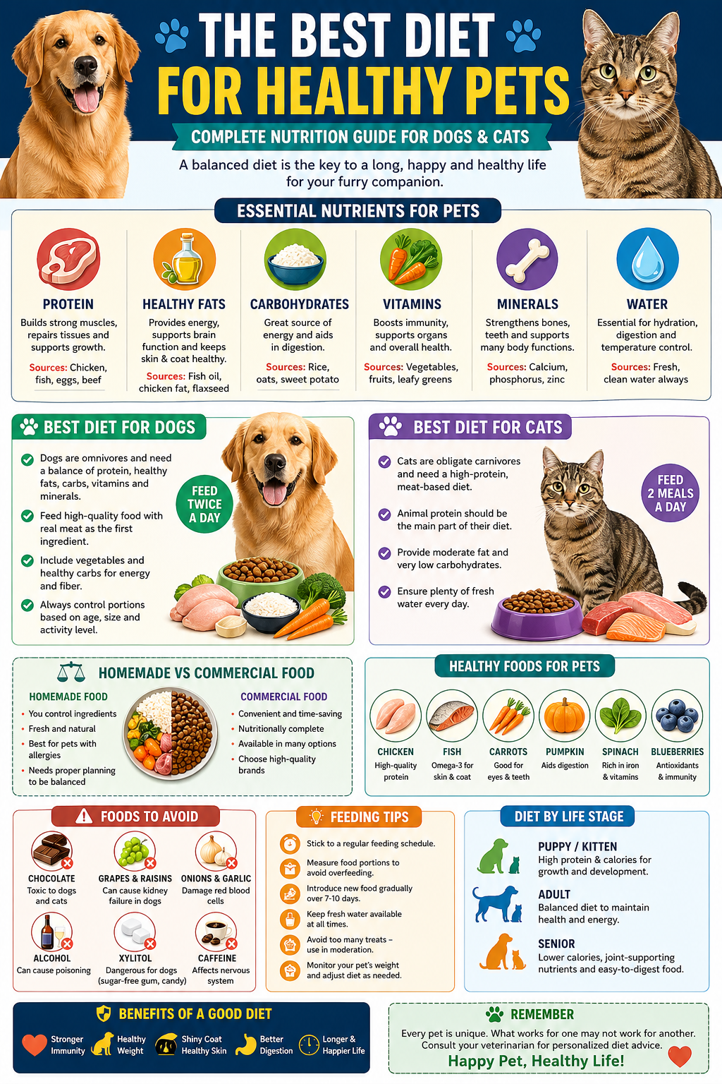 best diet for healthy pets