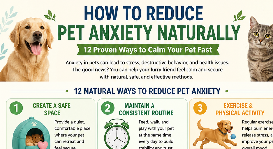 How to Reduce Pet Anxiety Naturally