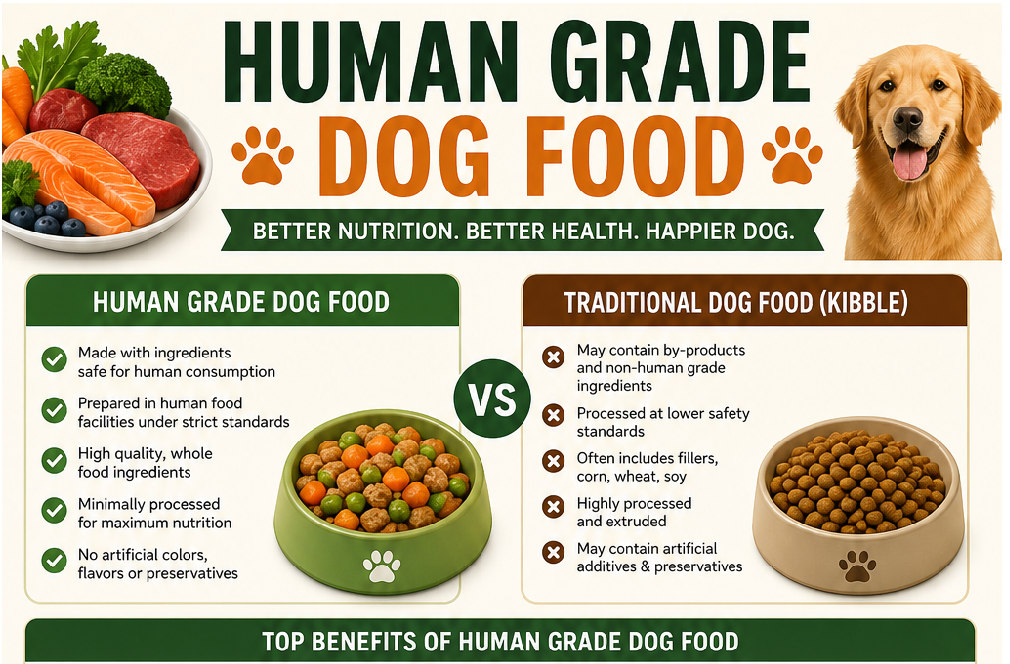 human grade dog food