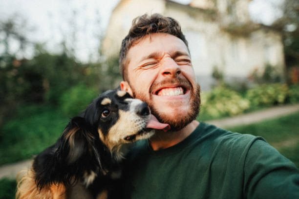 "Boy playing with her dog | PetNatureHub"