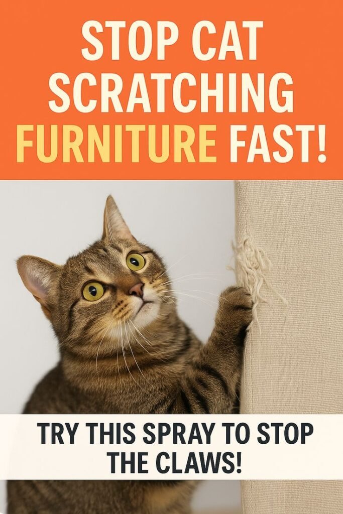 how to get a cat to stop scratching furniture
