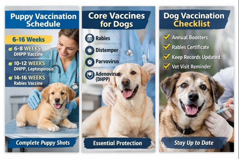 core vaccines for dogs and booster shots