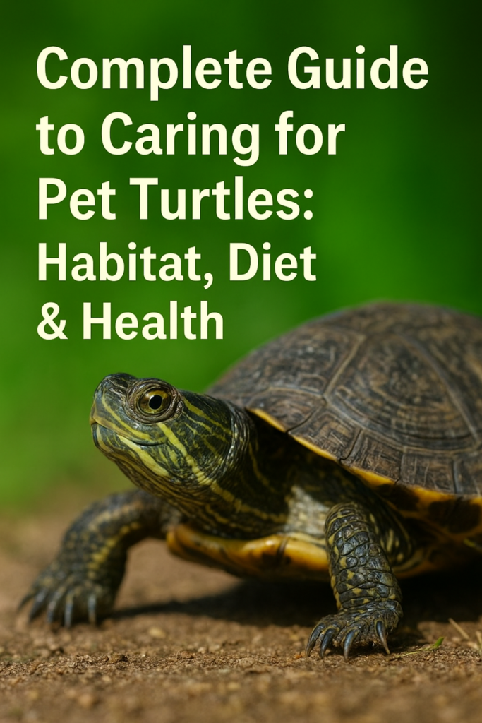 caring for pet turtles