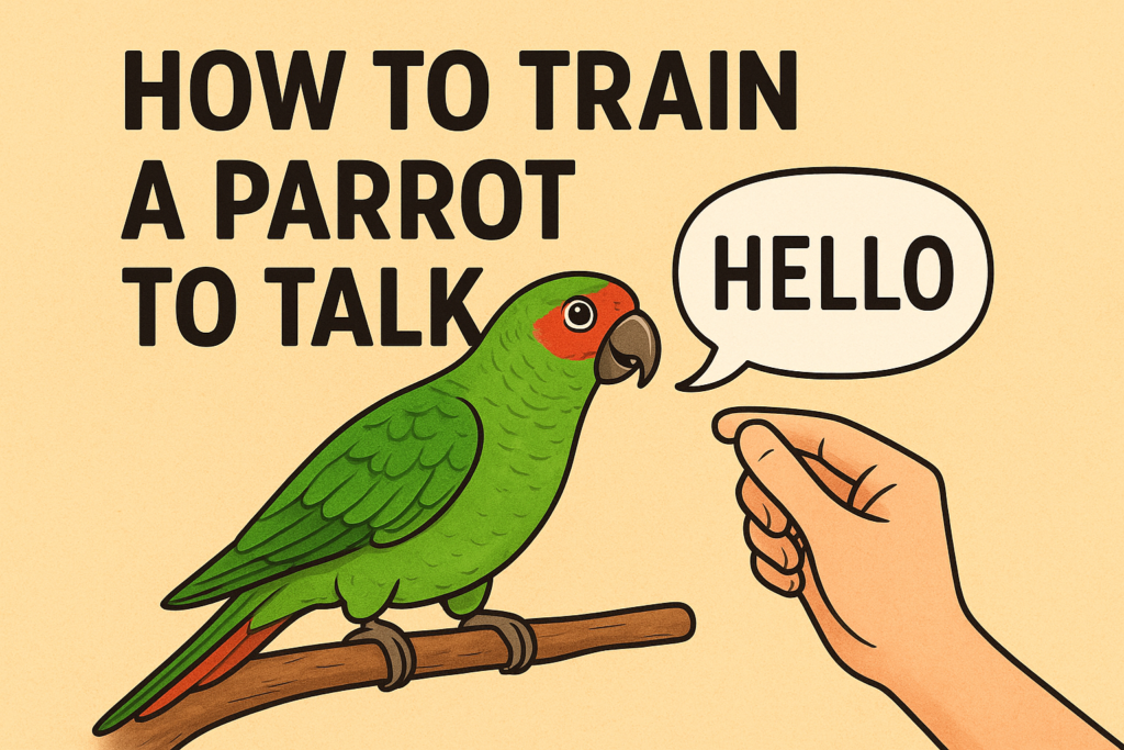 how to train a senegal parrot to talk