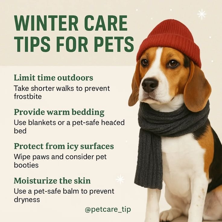 How to Care for Pets in Winter