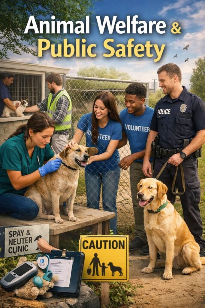 Animal Welfare & Public Safety through humane animal care, vaccination, and responsible community involvement