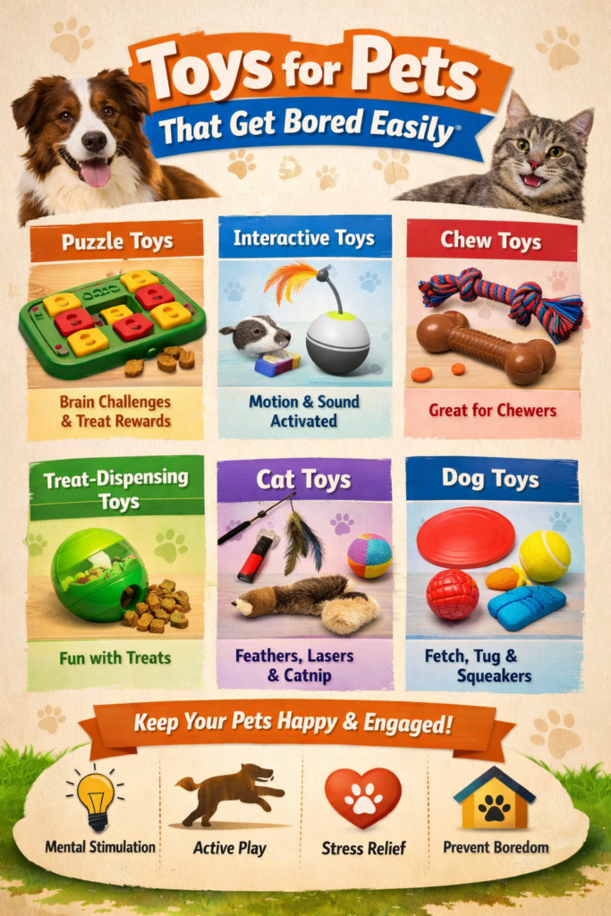 Toys for Bored Pets