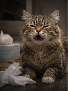 Steam Therapy for Cat Sneezing